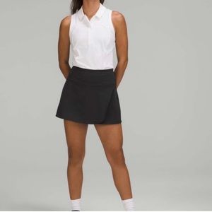 NWT Lululemon Tennis and Golf High Rise Wrap Skirt BLK Size 6